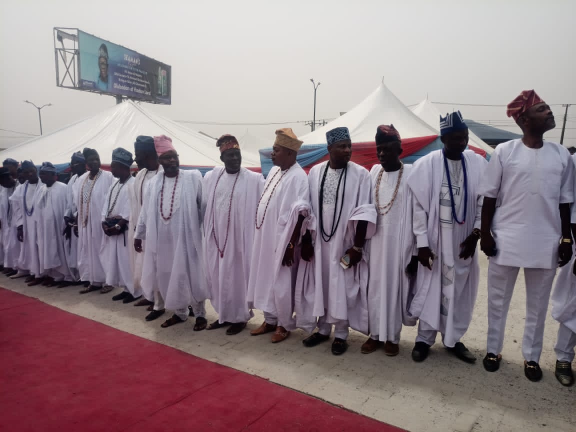 Mogaji at a community gathering