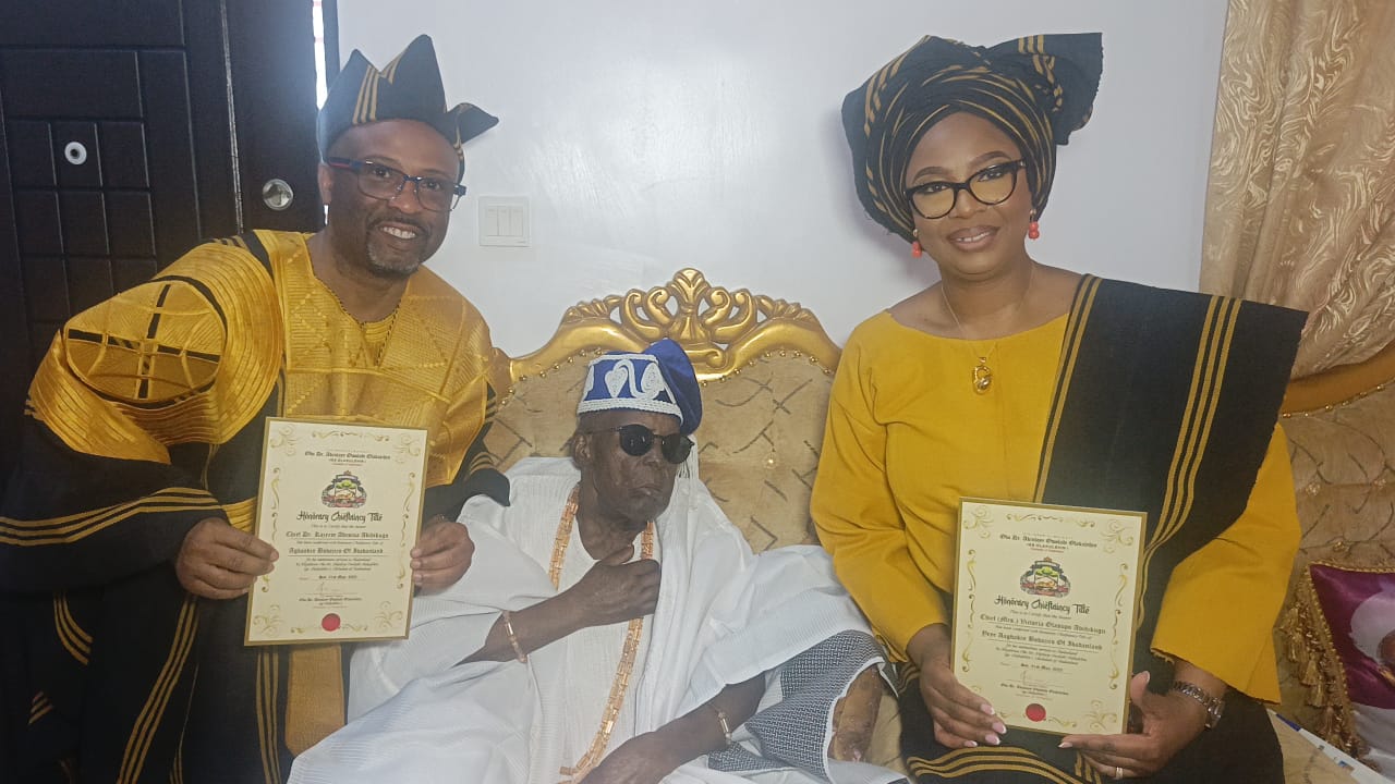 Honorary Chief at a ceremony