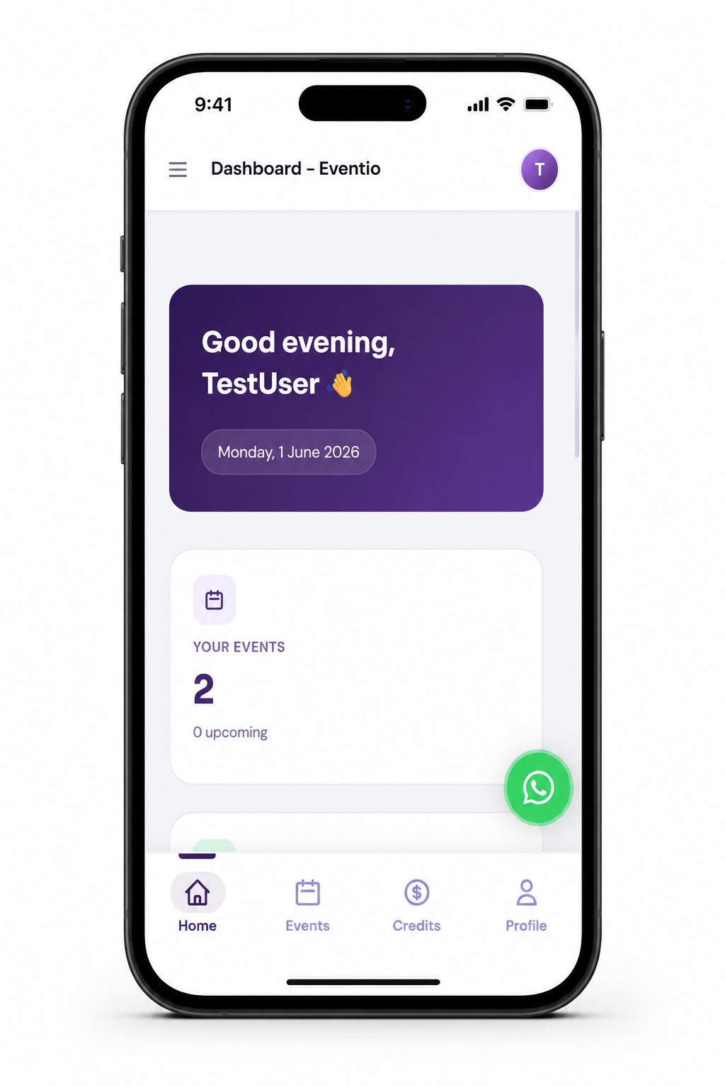 Eventio Africa Self-Service App